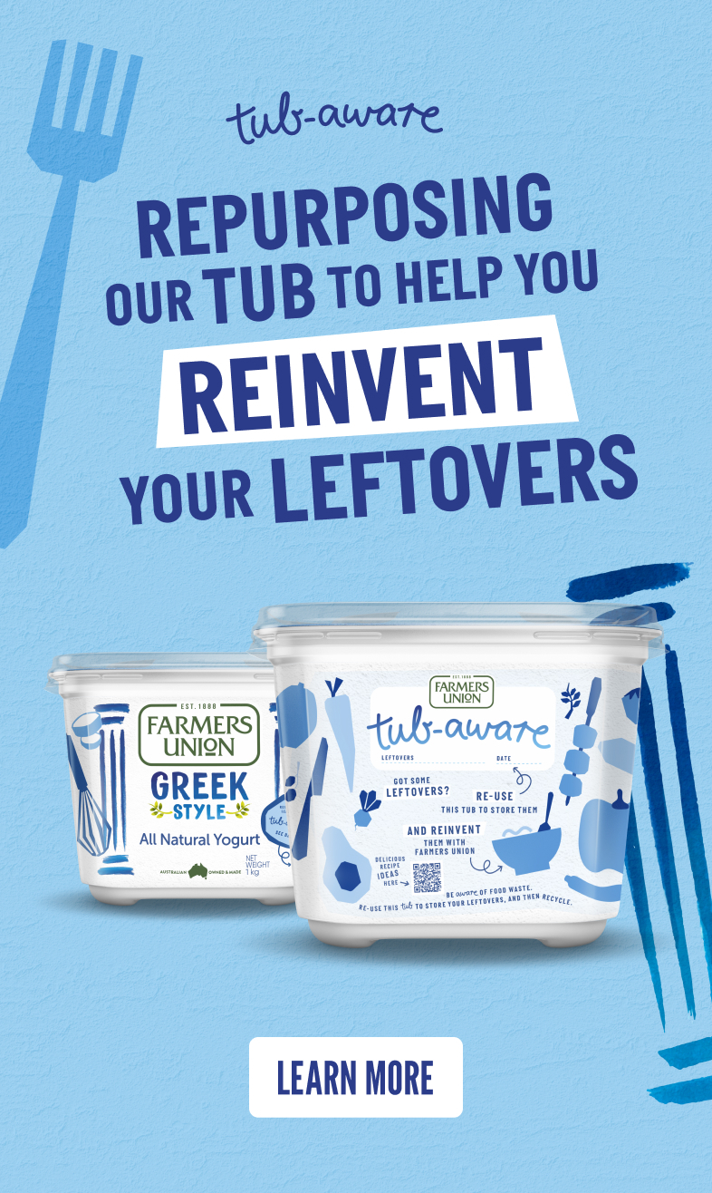 Tub-aware – Repurposing our tub to help you reinvent your left-overs. Jump down to recipes.